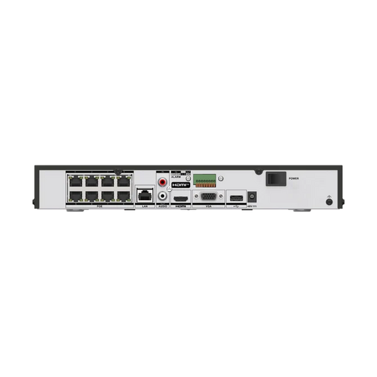 Hikvision AcuSeek 8ch 4K 8MP NVR – 8 PoE (HIK-DS-7608NXI-K1/8P/VPro)