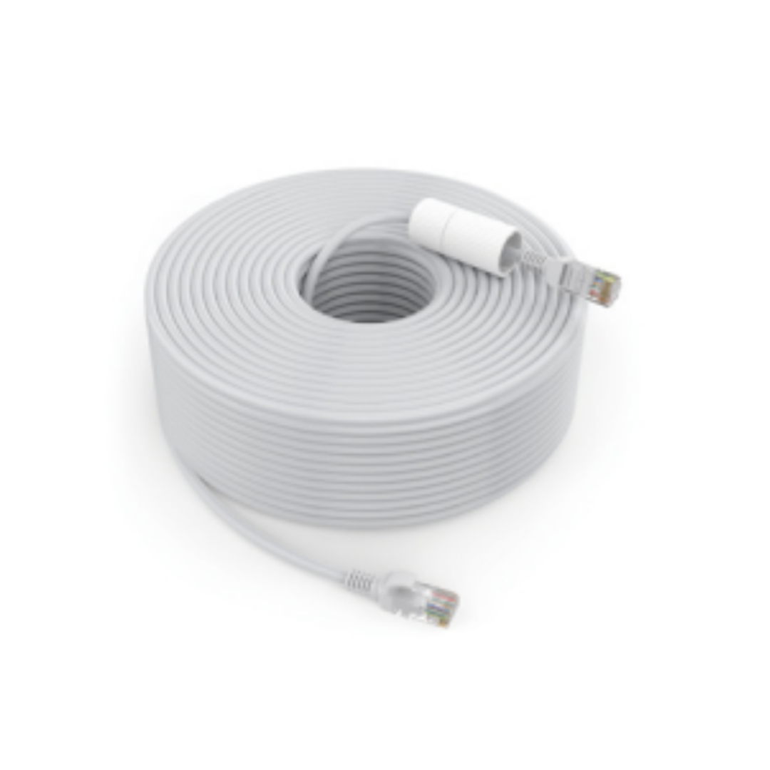 CAT5e CCA Ethernet Patch Cable 20m – White (HA-LAN20W)