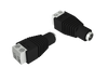 Female DC Power Connector, Screw Terminal – Pack of 100 (HA-DCFS)