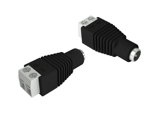 Female DC Power Connector, Screw Terminal – Pack of 100 (HA-DCFS)