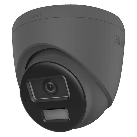 HiLook IP Smart Hybrid 8MP 30m Turret with Mic/Speaker/Alarm 2.8mm – Grey (IPC-T280HA-LUF/SL-2.8MM-GR)