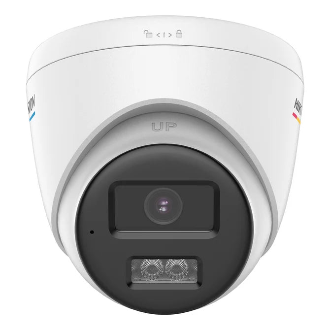 Hikvision PoC + AoC Hybrid ColorVu 3K 40m Turret Dome with Mic 2.8mm (DS-2CE72KF3T-LSYE-2.8MM)