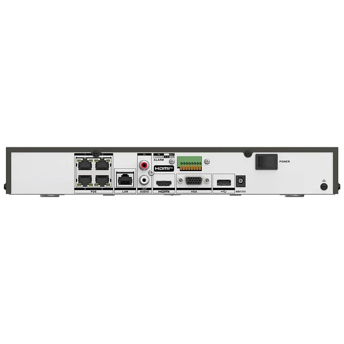 Hikvision AcuSeek 4ch 4K 8MP NVR – 4 PoE (HIK-DS-7604NXI-K1/4P/VPRO)