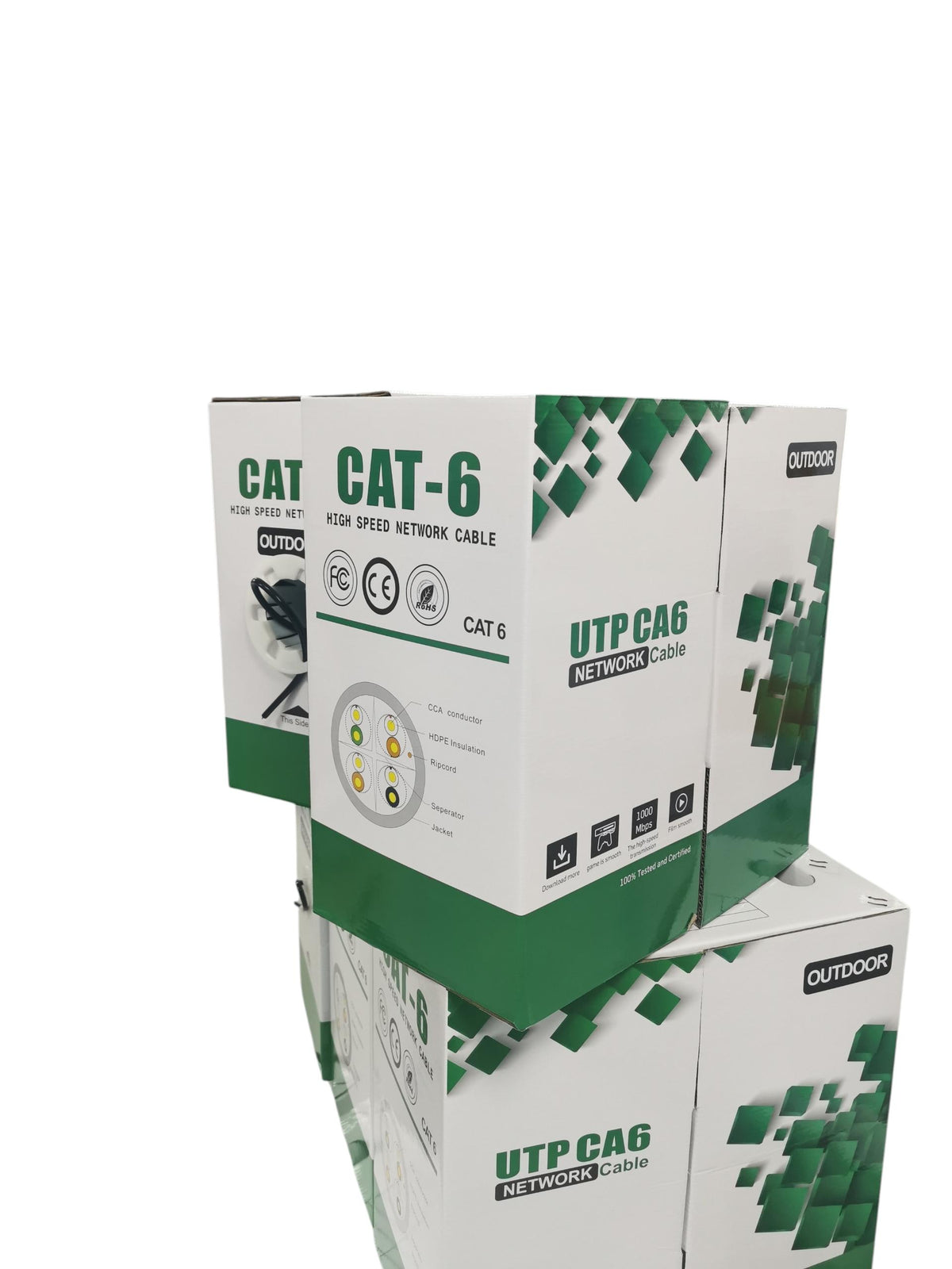 CAT6 CCA Outdoor Ethernet Cable 305m