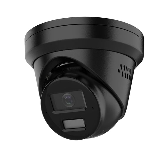 12MP IP Turret Camera, Smart Hybrid Light, Two-Way Audio – Black (IPT2120B-HT)