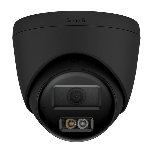 4MP PoE IP Camera, Smart Hybrid Light, Two-Way Audio – Black (IPT240B-HT)