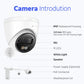 8MP 4K PoE IP Camera, Smart Hybrid Light, Two-Way Audio – White (IPT280W-HT)
