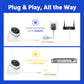 8MP 4K PoE IP Camera, Smart Hybrid Light, Two-Way Audio – White (IPT280W-HT)