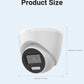 ColorVu 5MP 3K Turret Camera, Smart Hybrid Light, Audio – White (T259W-HS)
