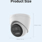 ColorVu 5MP 3K Turret Camera, Smart Hybrid Light, Two-Way Audio – White (T259W-HT)