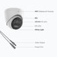 ColorVu 8MP 4K Turret Camera, Smart Hybrid Light, Two-Way Audio – White (T289W-HT)