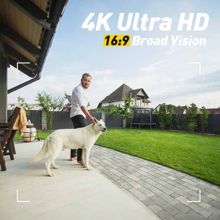 ColorVu 8MP 4K Turret Camera, Smart Hybrid Light, Two-Way Audio – White (T289W-HT)
