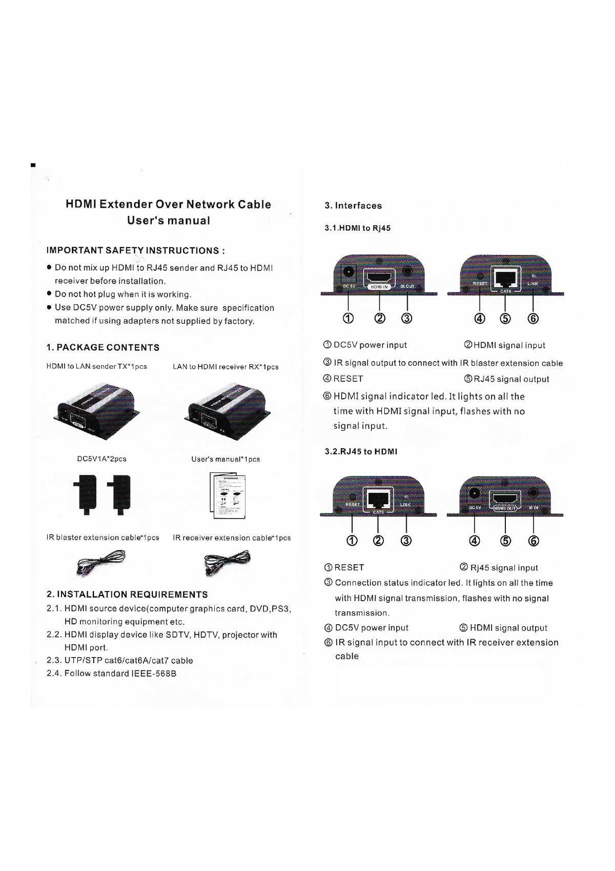 4K HDMI Splitter 1×4 – 4 Port, Aluminium Housing